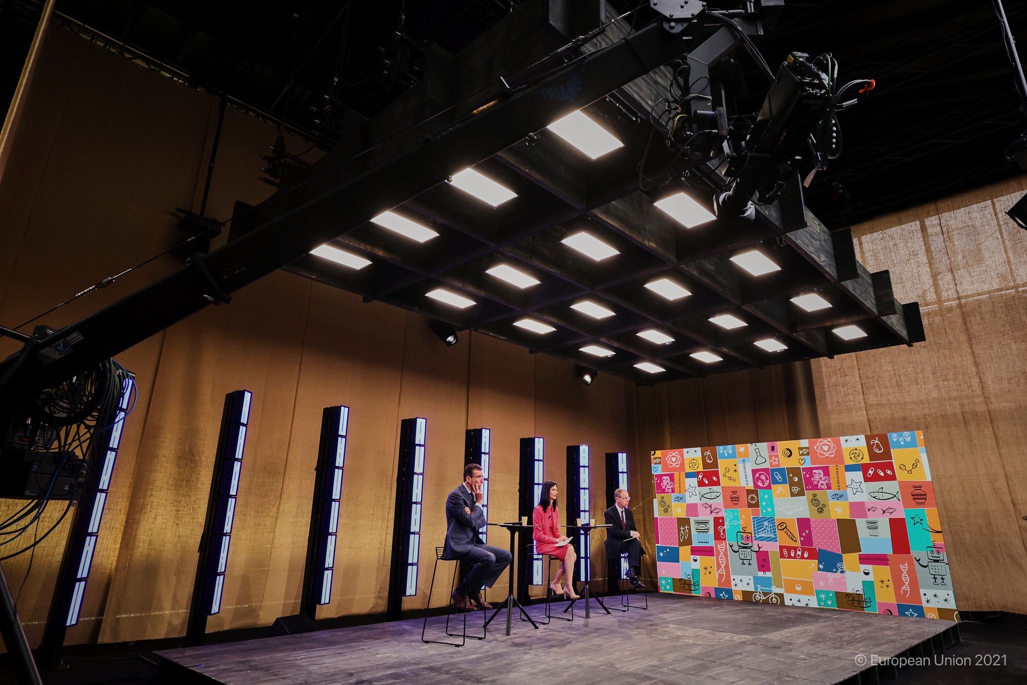 Phlippo Productions light audio sound licht Technical motion rigging The European Research Innovation Days VO event Brussel Belgium Belgie