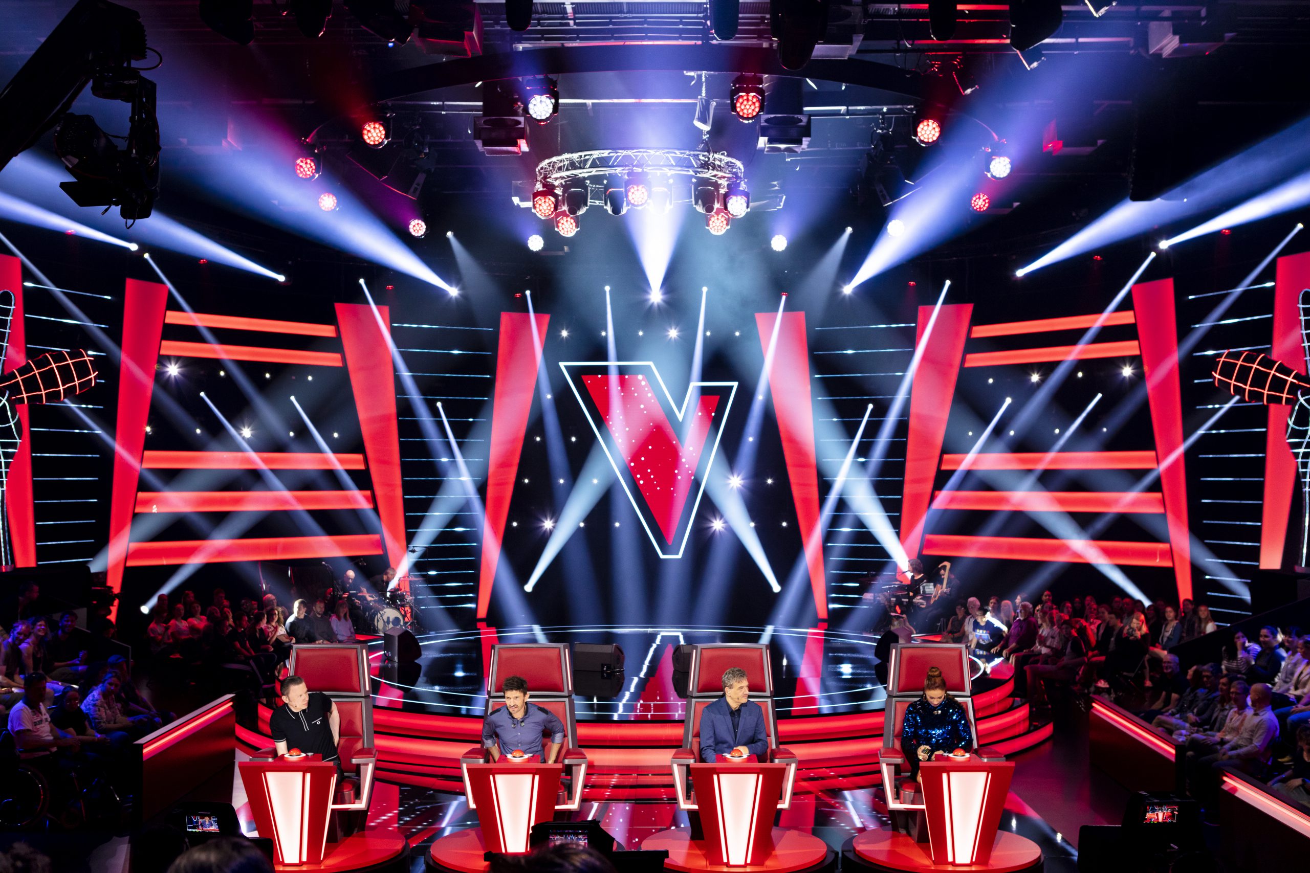 Phlippo Productions licht light audio sound TV show The Voice van Vlaanderen vtm Vilvoorde