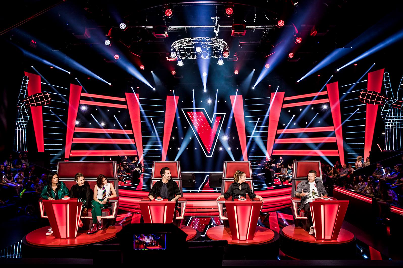 Phlippo Productions licht light audio sound TV show The Voice van Vlaanderen vtm Vilvoorde
