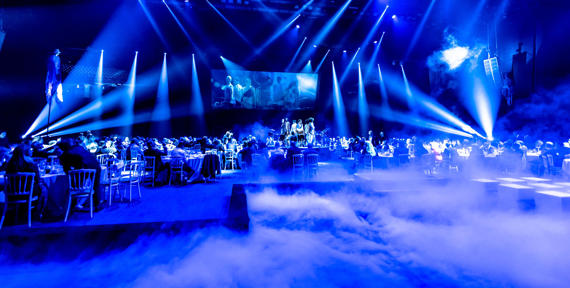 Phlippo Productions light audio sound licht Technical motion rigging Closing Ceremony Event Masters Lotto Arena Antwerpen Belgium Belgie