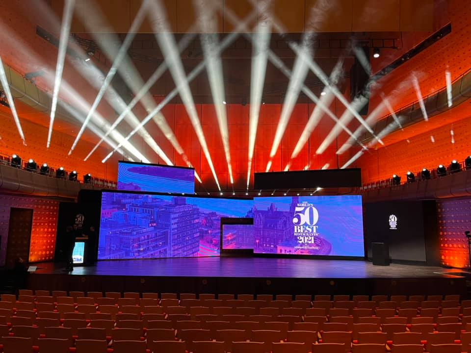 Phlippo Productions light audio sound licht Technical motion rigging World 50 best Restaurants Oval Office Antwerpen Belgium Belgie