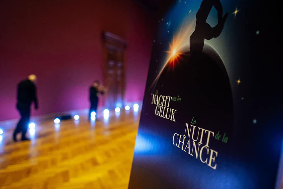 Phlippo Productions light audio sound licht Technical motion rigging Nacht van het geluk event masters Antwerpen Nuit Chance art Belgium Belgie