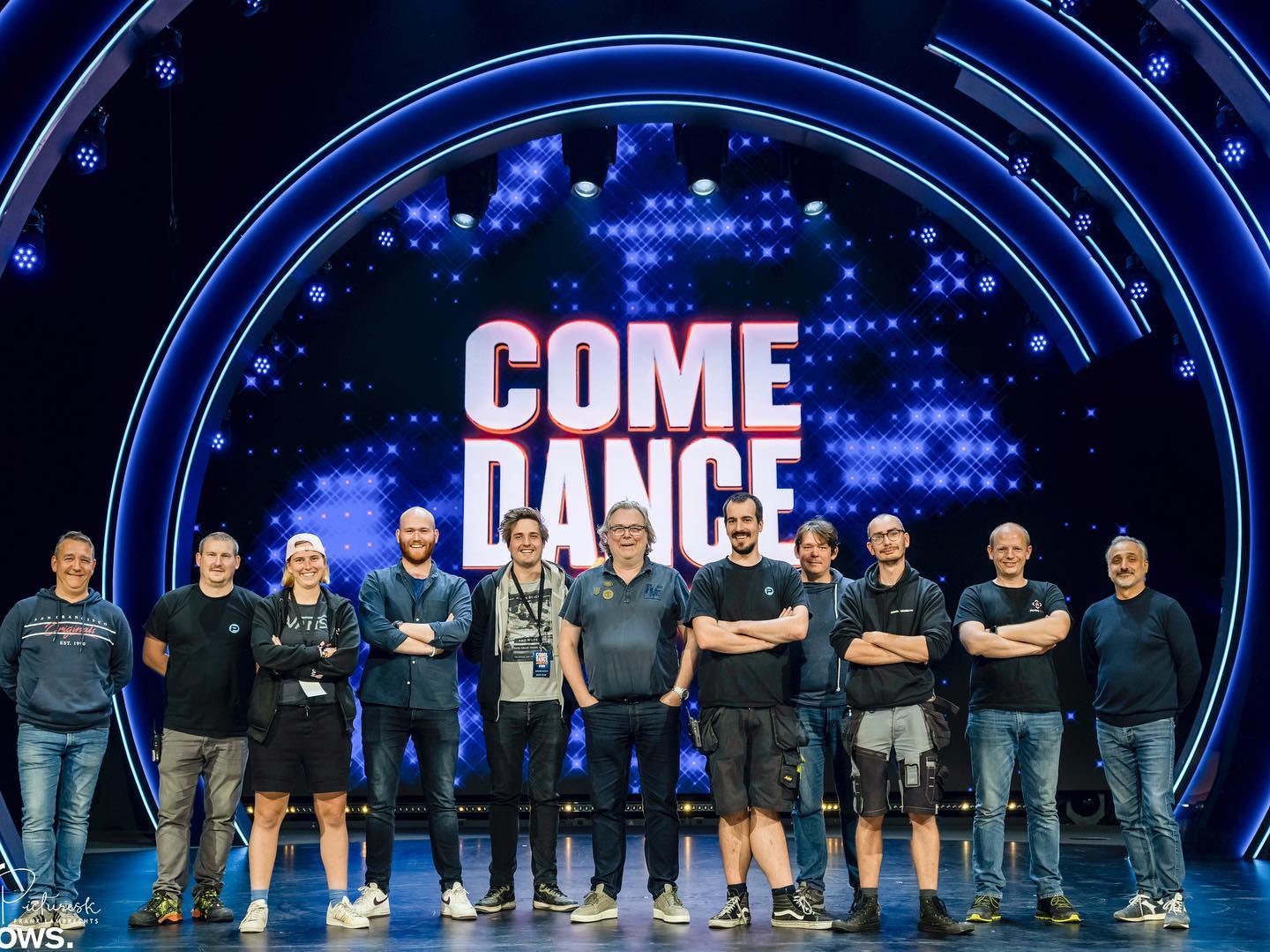 Come dance with me play4 Phlippo Productions licht light audio sound TV live show