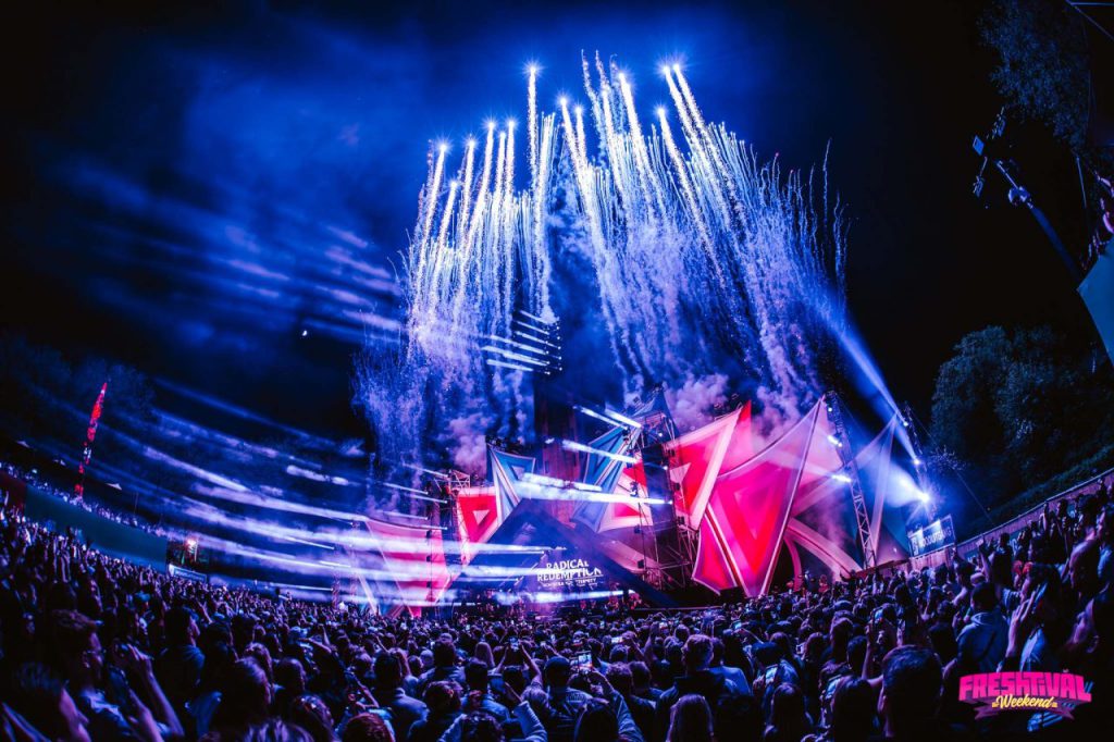 Freshtival Weekend 2023 Enschede NL view of mainstage