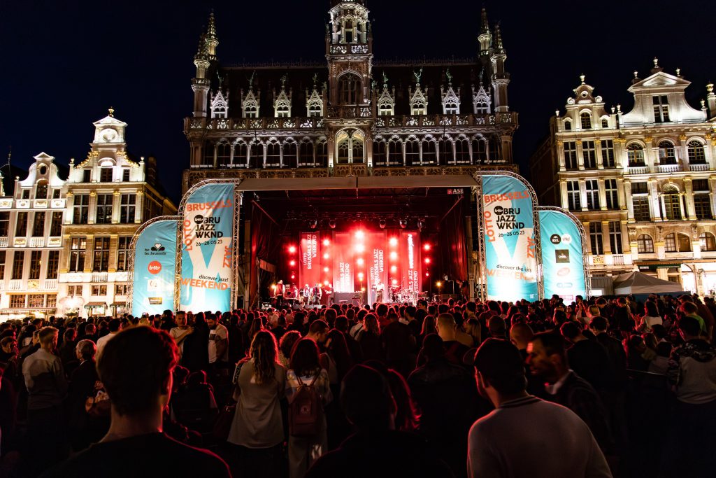 Lotto Brussels Jazz Weekend 2023 mainstage wide shot