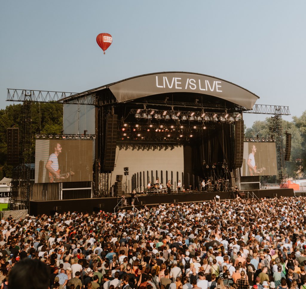 Live is Live festival 2023 edition 2 mainstage in the sun
