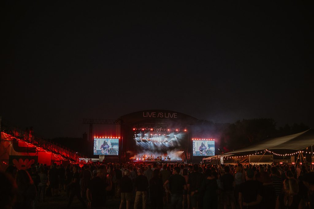 Live is Live festival 2023 edition 2 mainstage in the dark