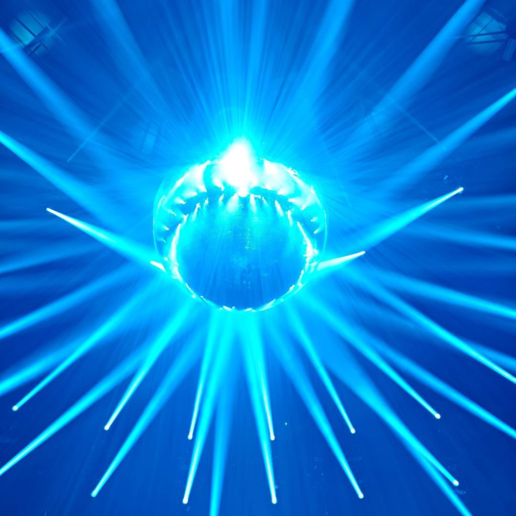 FTI Despacio is happiness Wintercircus Gent 2manydjs James Murphy LCD Soundsystem Arf & Yes Mirror Ball Robe Robin Megapointe , GLP JDC1 LED Strobe, Robe Robin BMFL Blade Spot and CLF Odin LED-Par fixtures