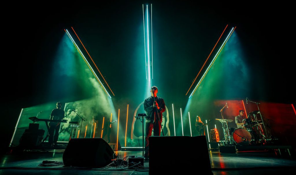 TV Girl traveling roadshow Lotto Arena AFAS Live Amsterdam light audio rigging by Phlippo Productions Friendly Fire