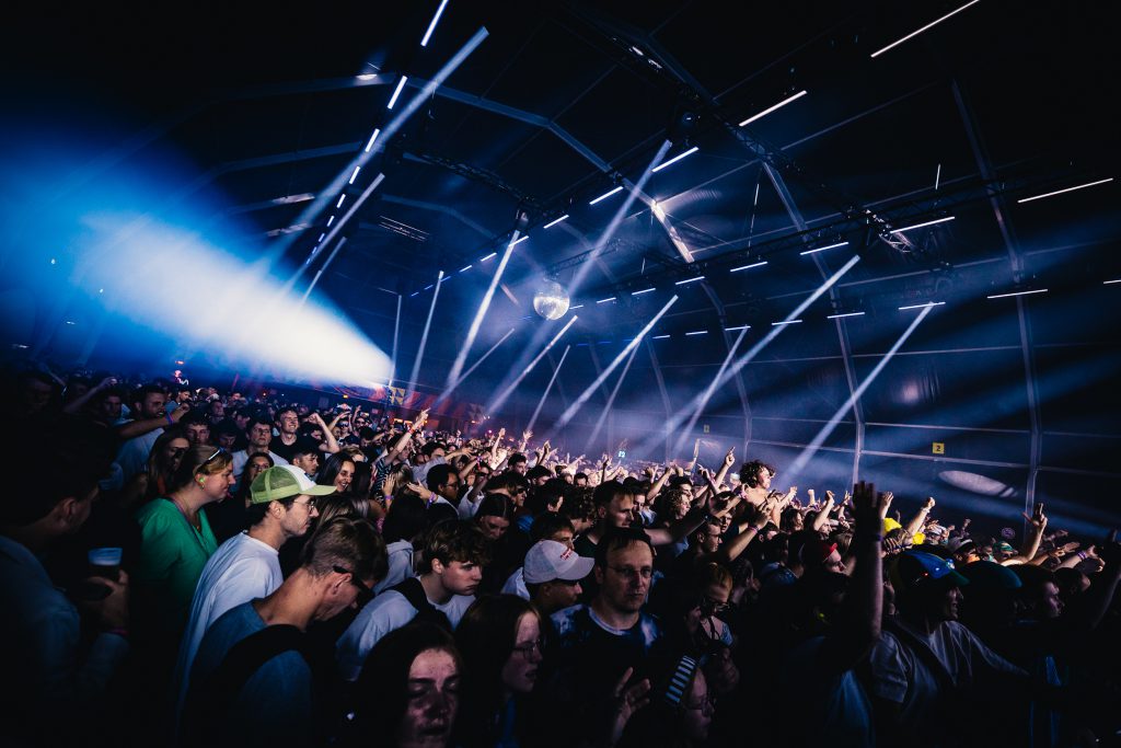 Crammerock 2024 outdoor festival light video sound and rigging by Phlippo Productions