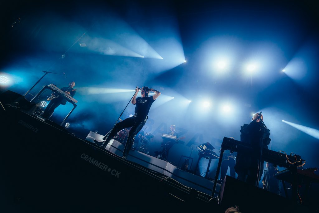 Crammerock 2024 outdoor festival main stage Bazart light video sound and rigging by Phlippo Productions