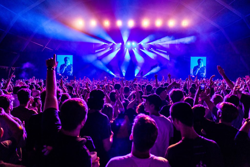 Crammerock 2024 outdoor festival light video sound and rigging by Phlippo Productions