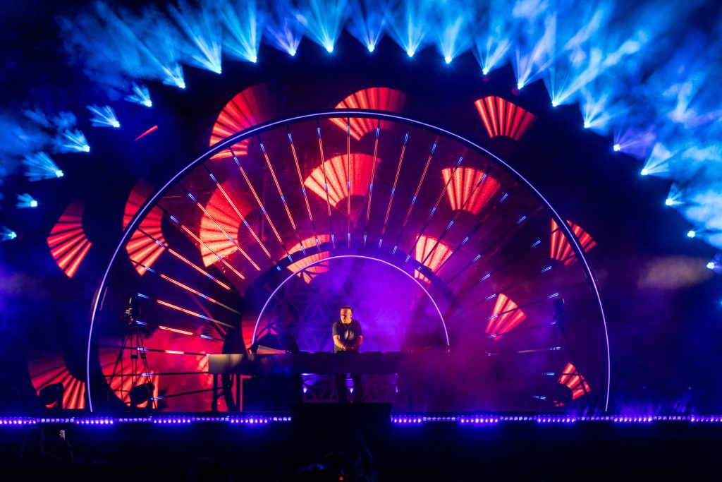 Flamenca stage at World club Dome Festival 2024 Frankfurt, light sound and video by Phlippo Productions