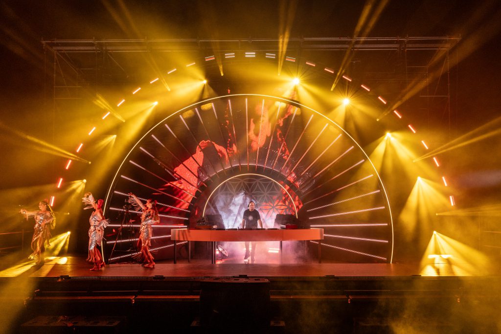 Flamenca stage at World club Dome Festival 2024 Frankfurt, light sound and video by Phlippo Productions