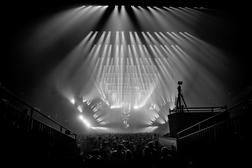 Thunderdome Sportpaleis legendary hardcore event 1990 nineties, december 2024 future Axiom Solid Solutions, light and rigging by Phlippo Productions