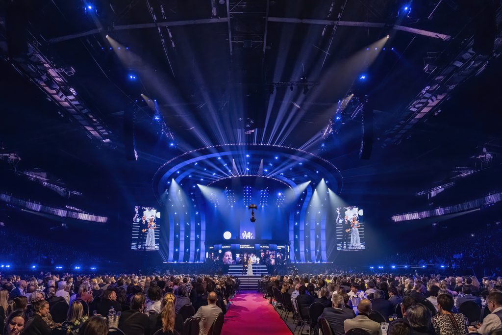 MIA Music Industry Awards Belgium Sportpaleis broadcast live on VRT 1 january 2025 Pics by Frank Lambrechts light design Painting with Light, lights by Phlippo Productions