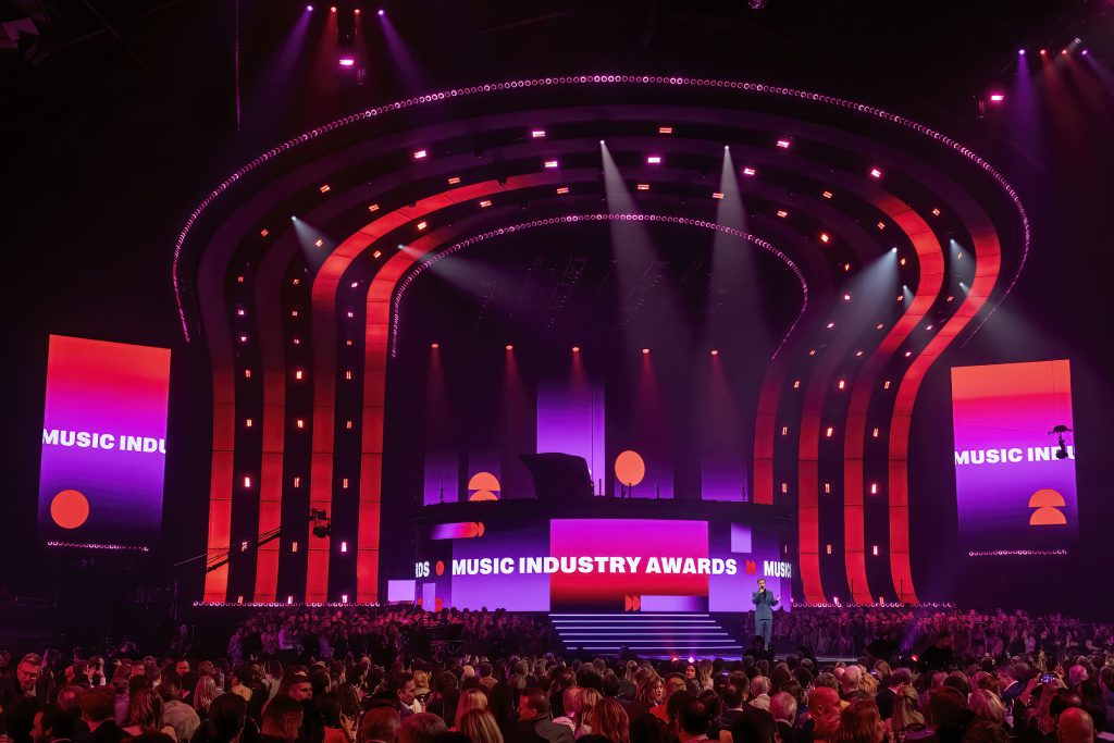 MIA Music Industry Awards Belgium Sportpaleis broadcast live on VRT 1 january 2025 Pics by Frank Lambrechts light design Painting with Light, lights by Phlippo Productions