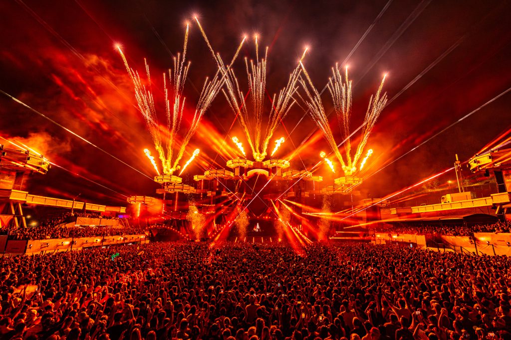 Electric Love Festival ELF Salzburg Austria 2025 our crew delivered light, audio and rigging for the Hard Dance Valley stage and light and rigging for the main stage, Phlippo Productions, Revolution event