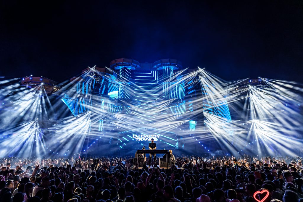 Electric Love Festival ELF Salzburg Austria 2025 our crew delivered light, audio and rigging for the Hard Dance Valley stage and light and rigging for the main stage, Phlippo Productions, Revolution event